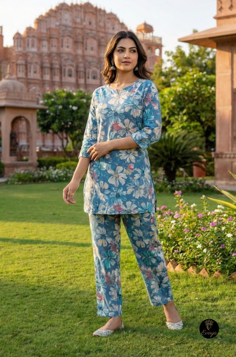 Floral Cotton Co-ord Set
