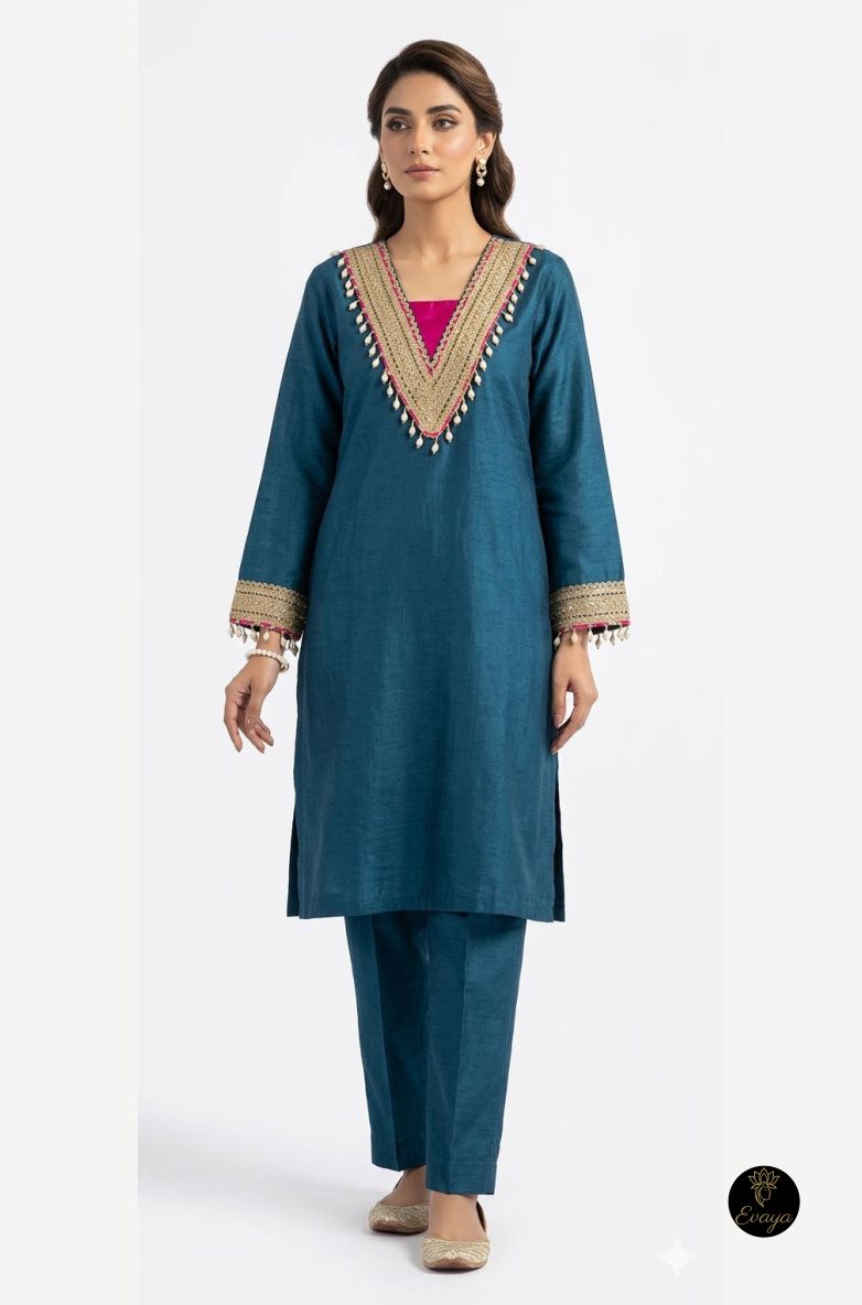 Embroidered Co-ord Set