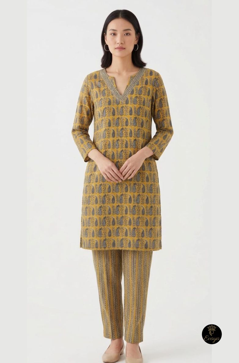Printed Cotton Co-ord Set