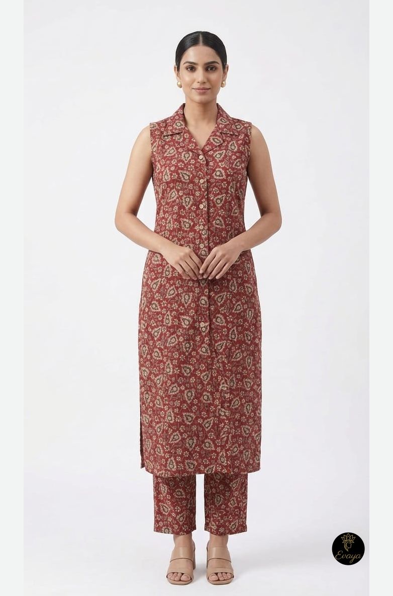 Printed Cotton Co-ord Set