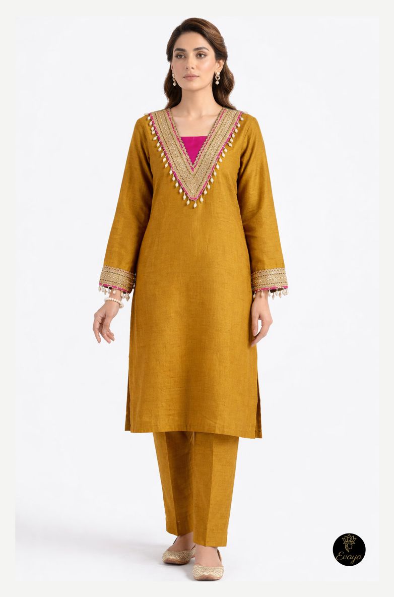 Embroidered Co-ord Set
