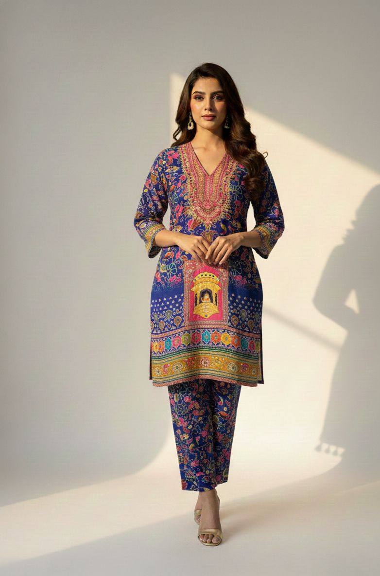 Printed Kurta Set