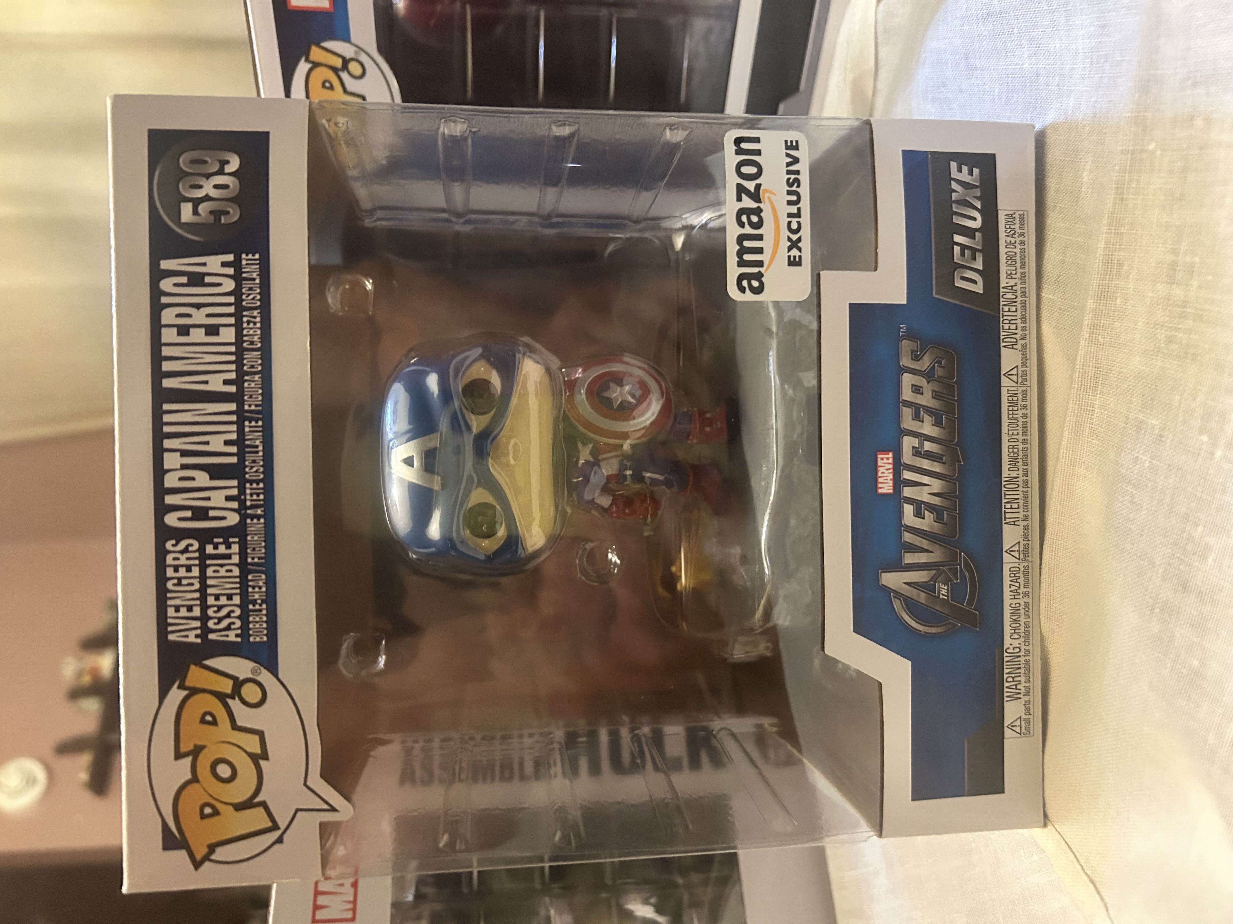 Avengers Assemble Complete Funko Pop Set 584–589 Amazon Exclusives MCU