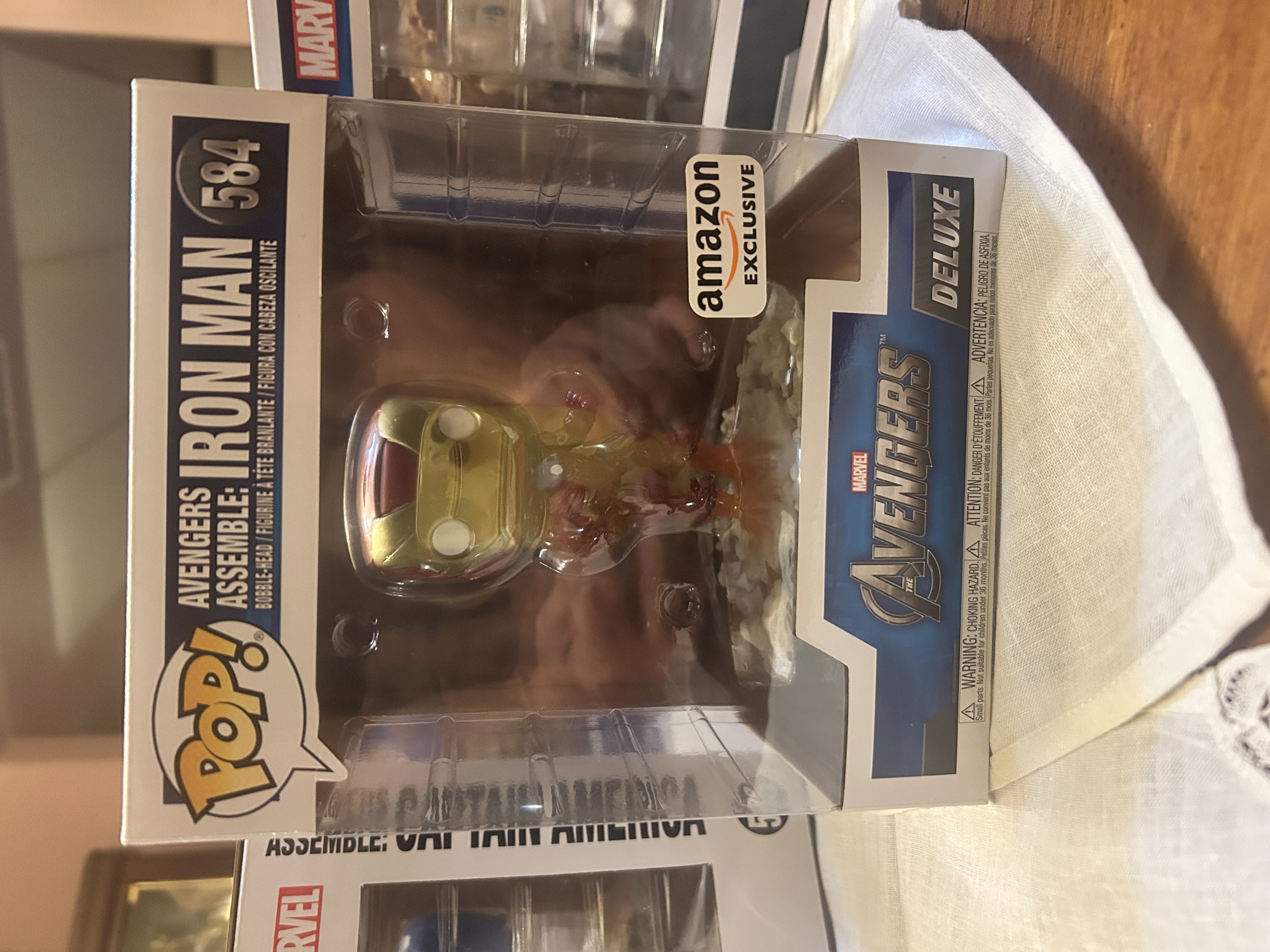 Avengers Assemble Complete Funko Pop Set 584–589 Amazon Exclusives MCU