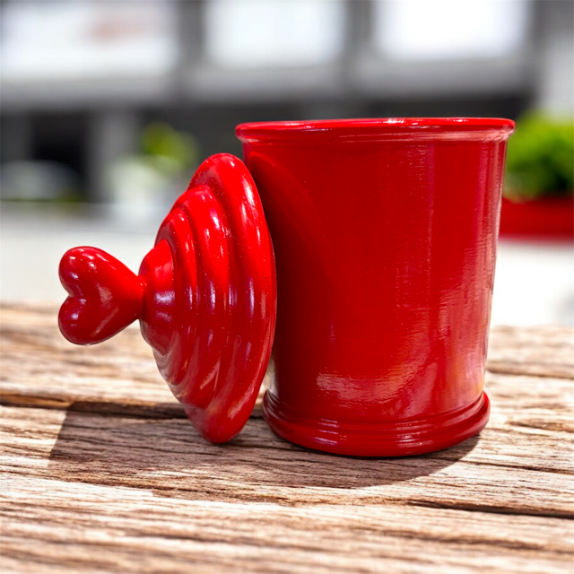 10pc Lot "Be Mine" Candle Vessel (lid included) -10oz