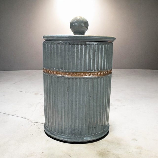 10pc Lot "Slate Luxe" Candle Vessels (lid included) - 10.5oz