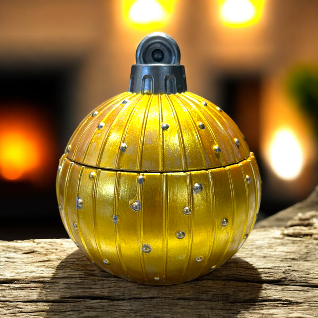 10pc Lot Christmas Dots Candle Vessel (lid included) -8oz