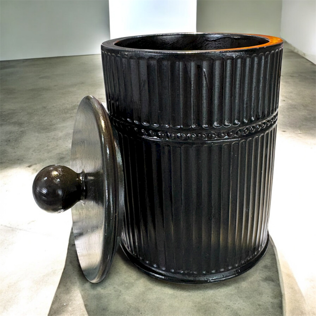 10pc Lot "The ONYX" Candle Vessels (lid included) - 10.5oz