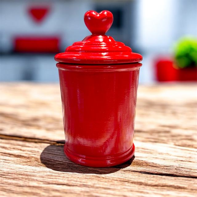 10pc Lot "Be Mine" Candle Vessel (lid included) -10oz