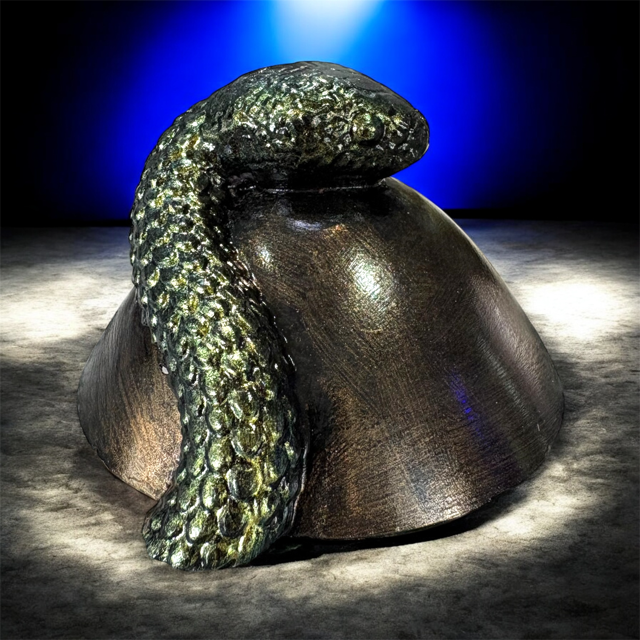 10pc Lot Serpent Egg Snake Candle Vessels (lid included) -5oz