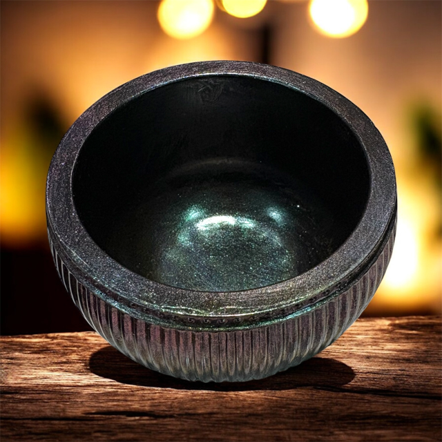 10pc Lot Christmas Dusk Holly Candle Vessel (lid included) -8oz