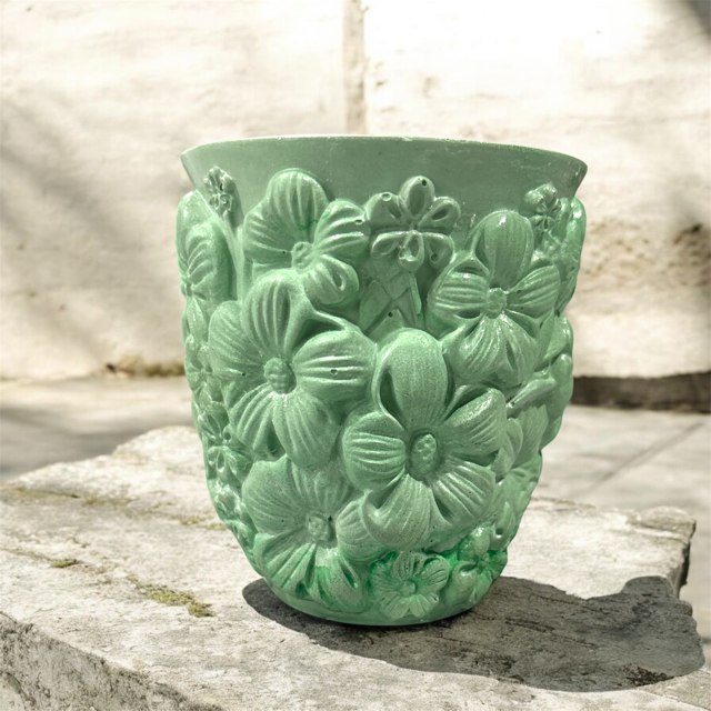 10pc Lot Petal Vista Candle Vessels (no lid) - 6.25oz