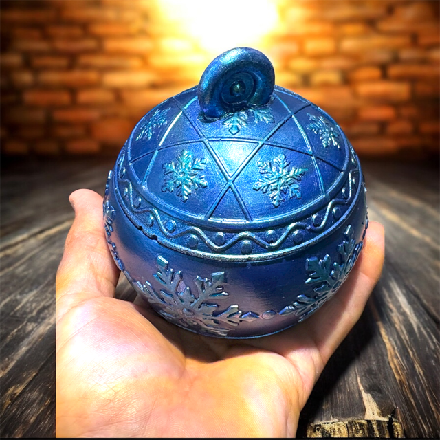 10pc Lot Christmas Glow Candle Vessel (lid included) -9oz