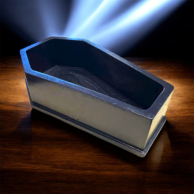 10pc Lot Coffin Candle Vessels (lid included) -3.5oz