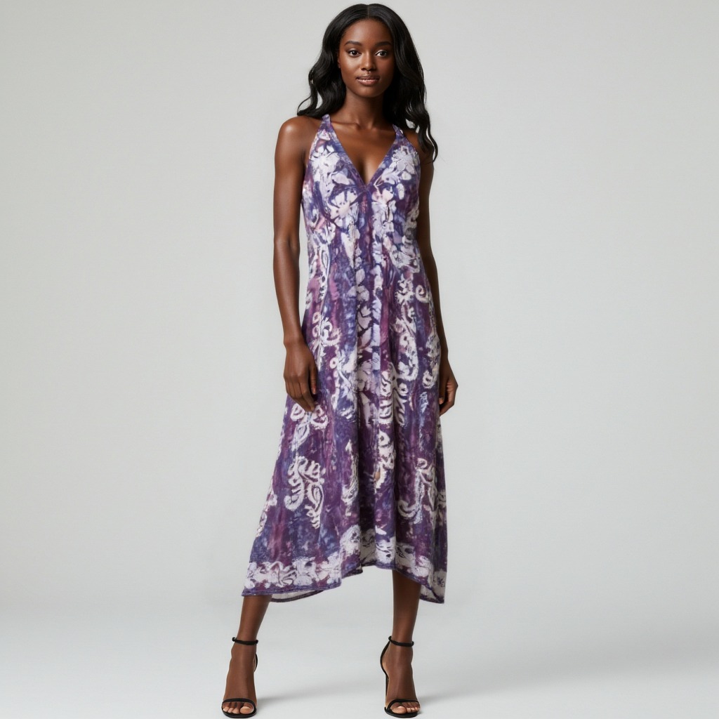 Vestido Longo Estampado