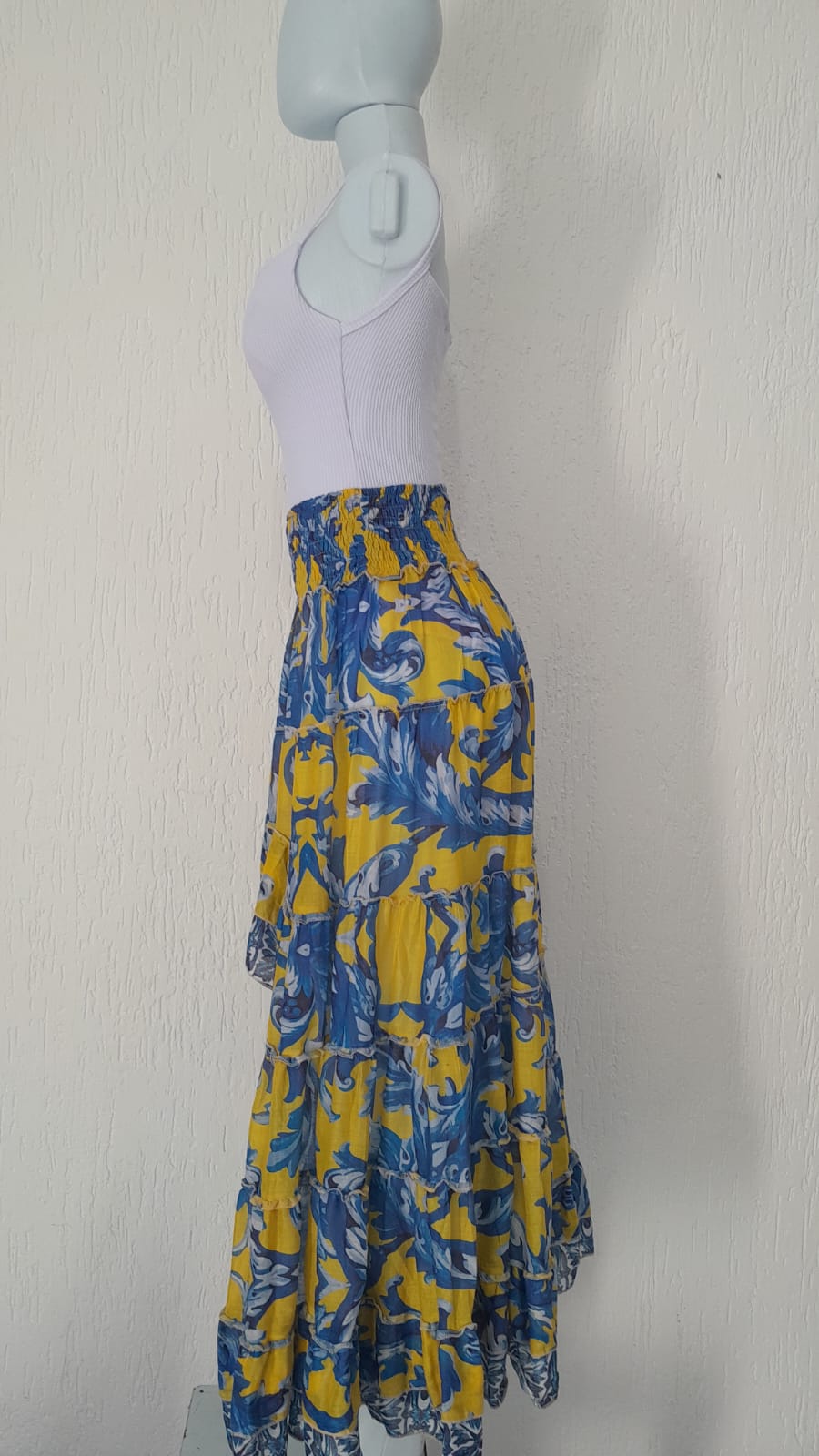 : Conjunto Indiano Saia Longa e Cropped