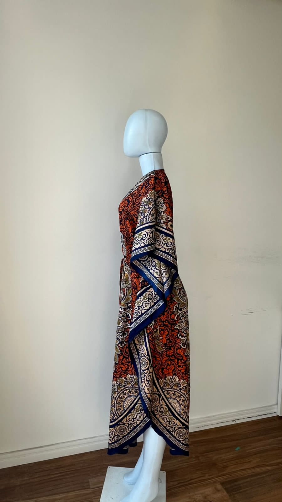 Kaftan Longo Terracota Imperial