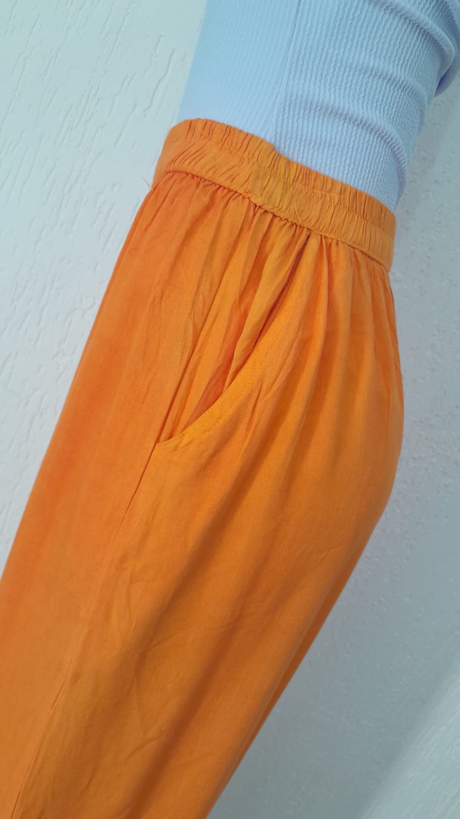Calça Laranja Feminina