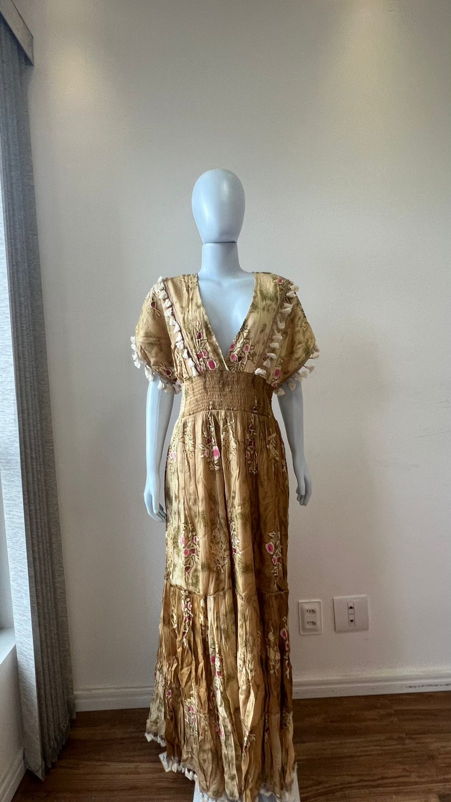 Vestido Indiano Midi P&B