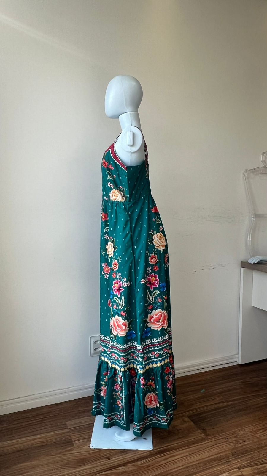 Vestido Longo Garden Emerald