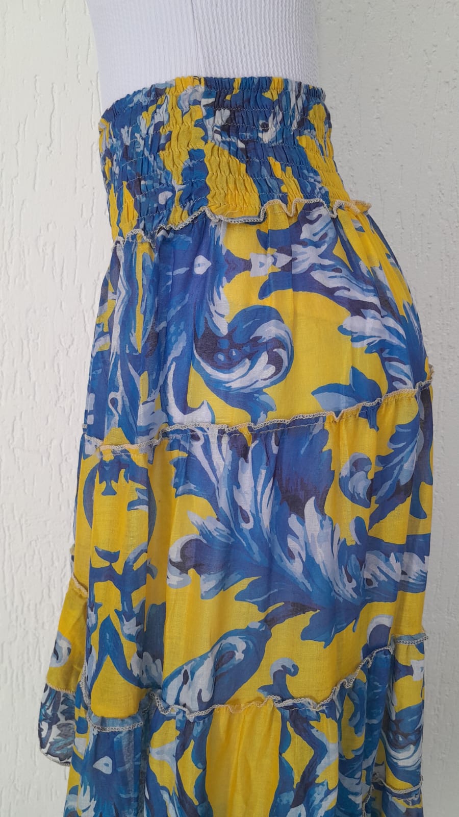 : Conjunto Indiano Saia Longa e Cropped