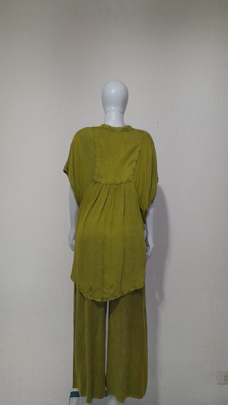 Vestido Indiano Midi Ocre