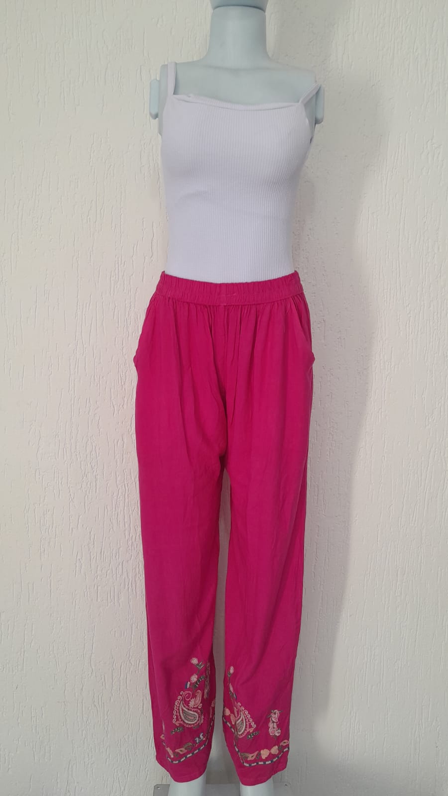 Calça Laranja Feminina