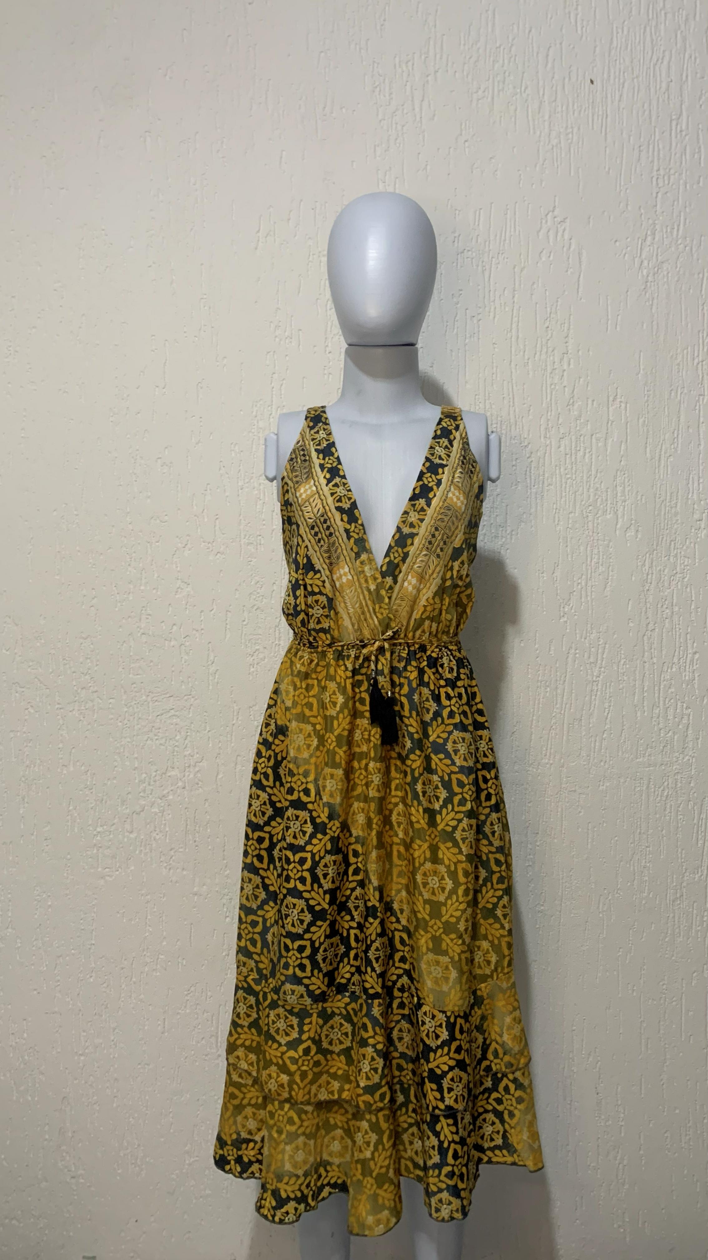 Vestido Indiano Longo Premium em Seda