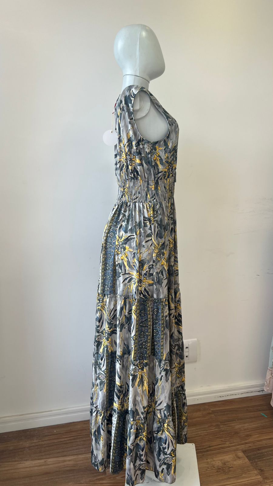 Vestido Longo Midnight Sun Floral