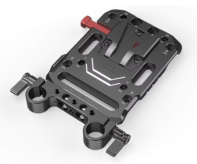 Placa de batería de montaje en V