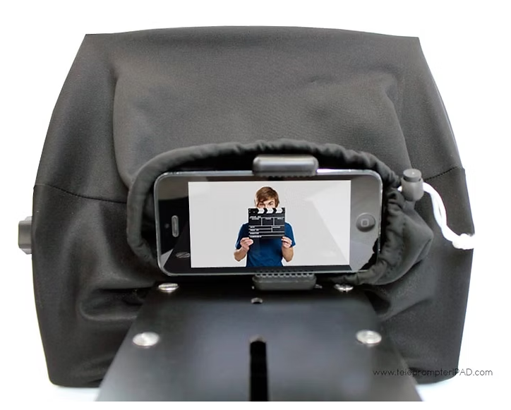 Montura/pinza Smartphone para teleprompter