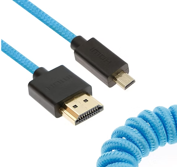 Uonecn Cable micro HDMI a HDMI en espiral
