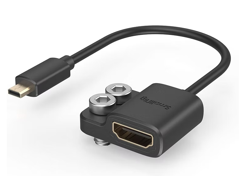 Cable Adaptador SMALLRIG 4K Ultra Delgado - Conectividad Superior