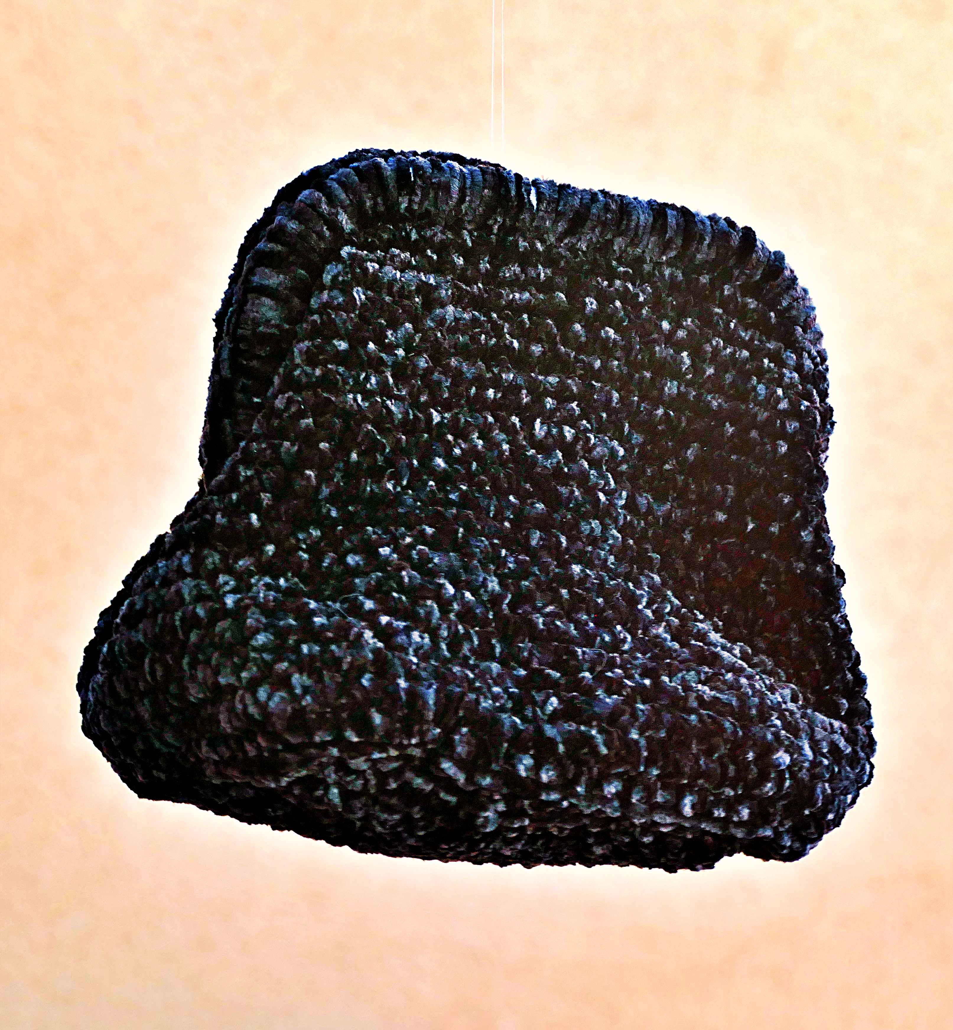 Bolso de mano tejido a mano