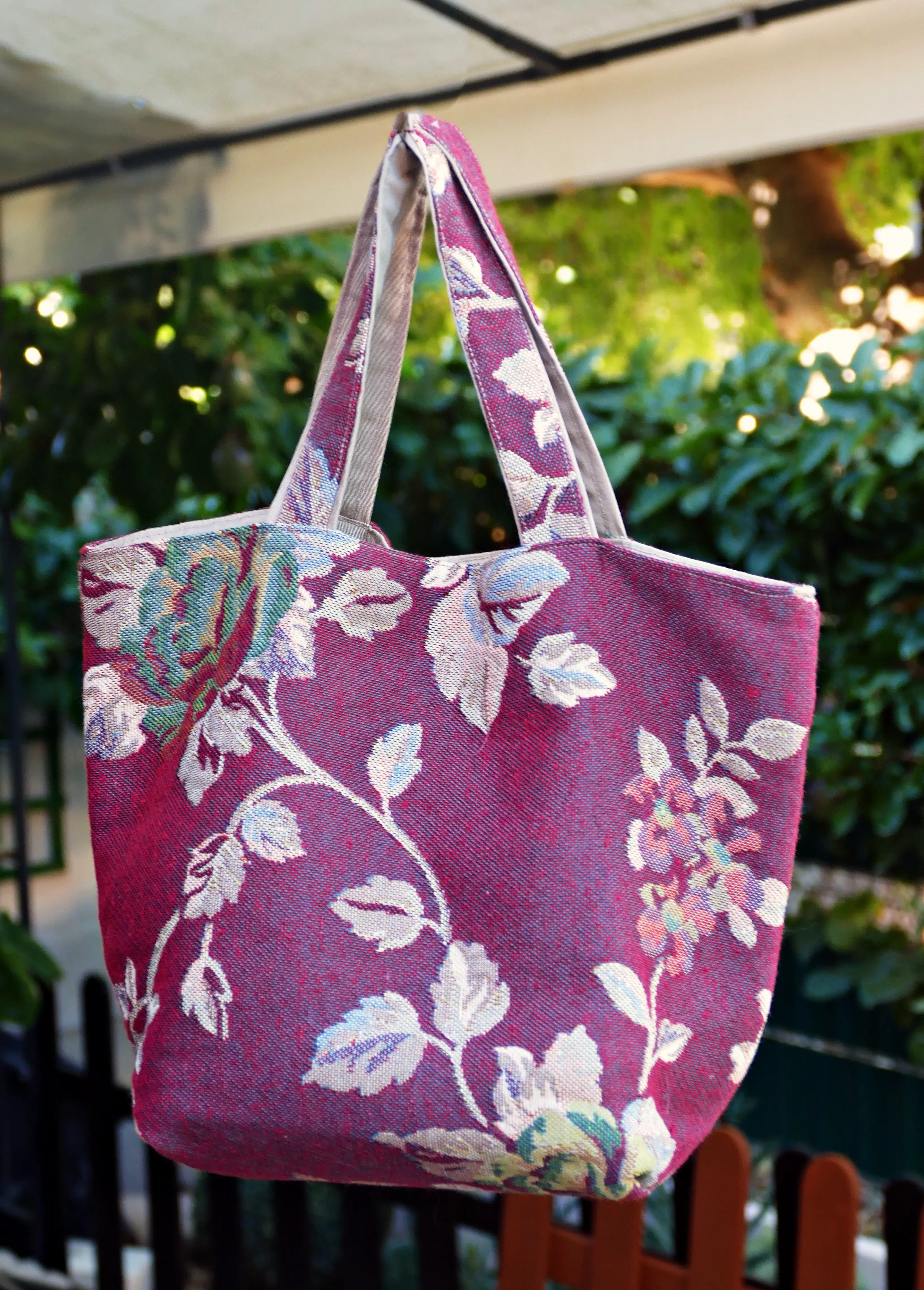 Bolso de tela decorativo