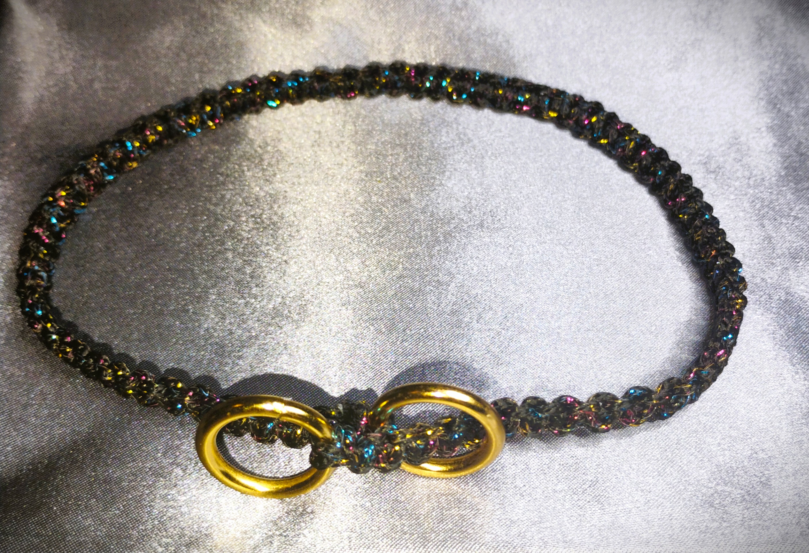 Handmade Dog Show Collar, Kindness slip Style Dog Collar