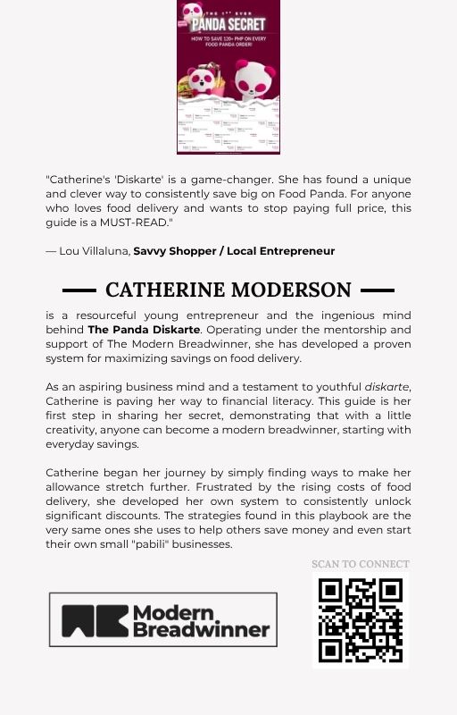 The Panda Secret: How to Save 120+ PHP On Every Food Panda Order!