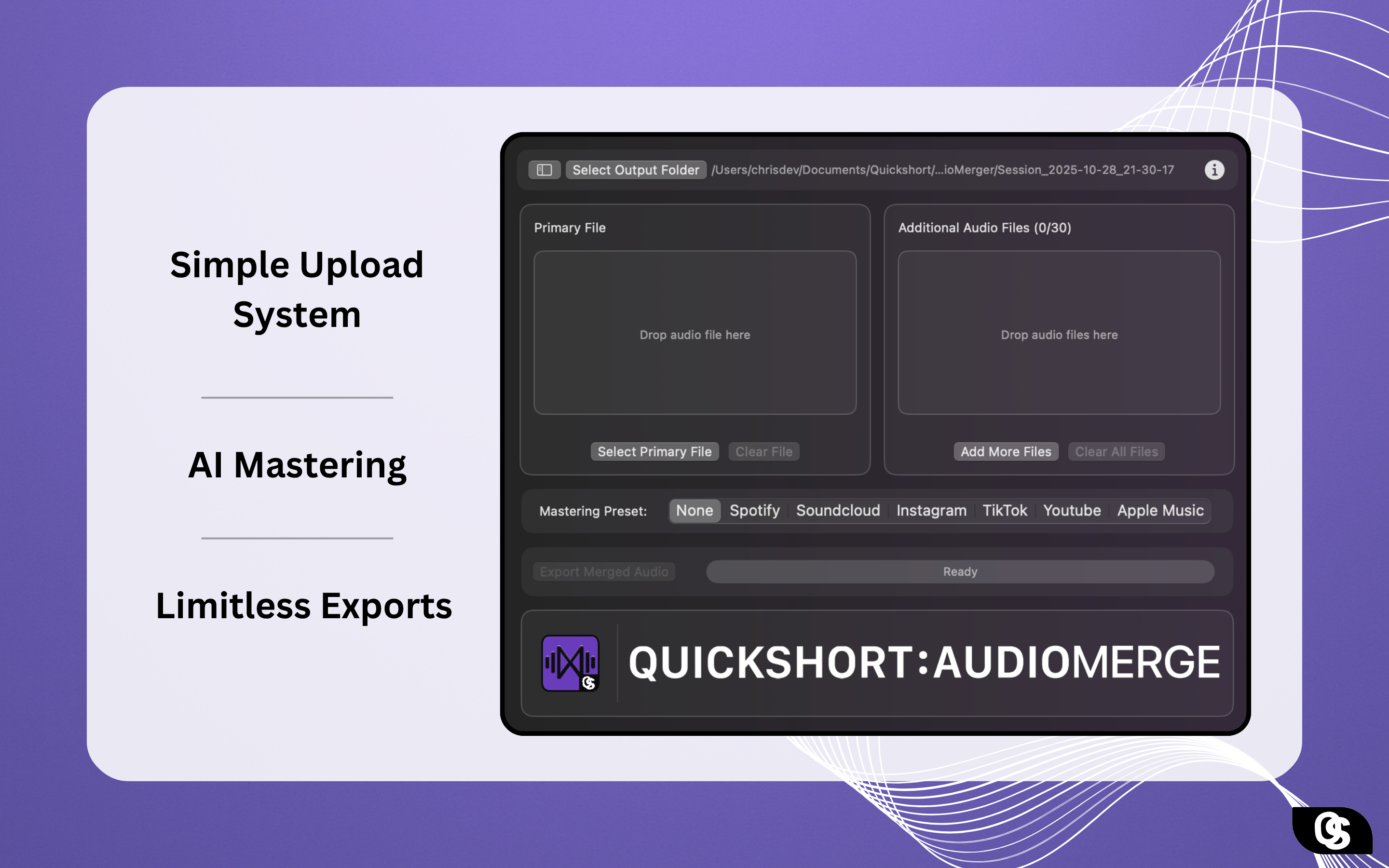 QuickShort: AudioMerge