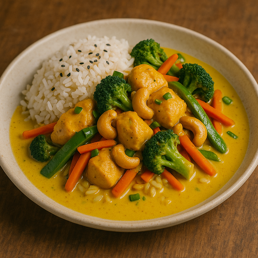 Cashew & Chicken Yellow Thai Curry