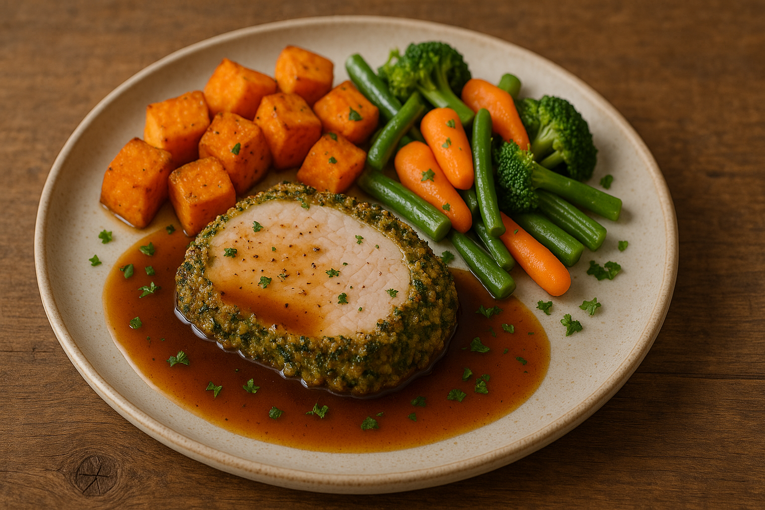 Herb-Crusted Pork Loin