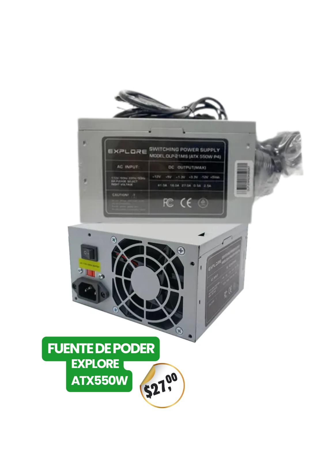 Fuente de poder Explore ATX550W