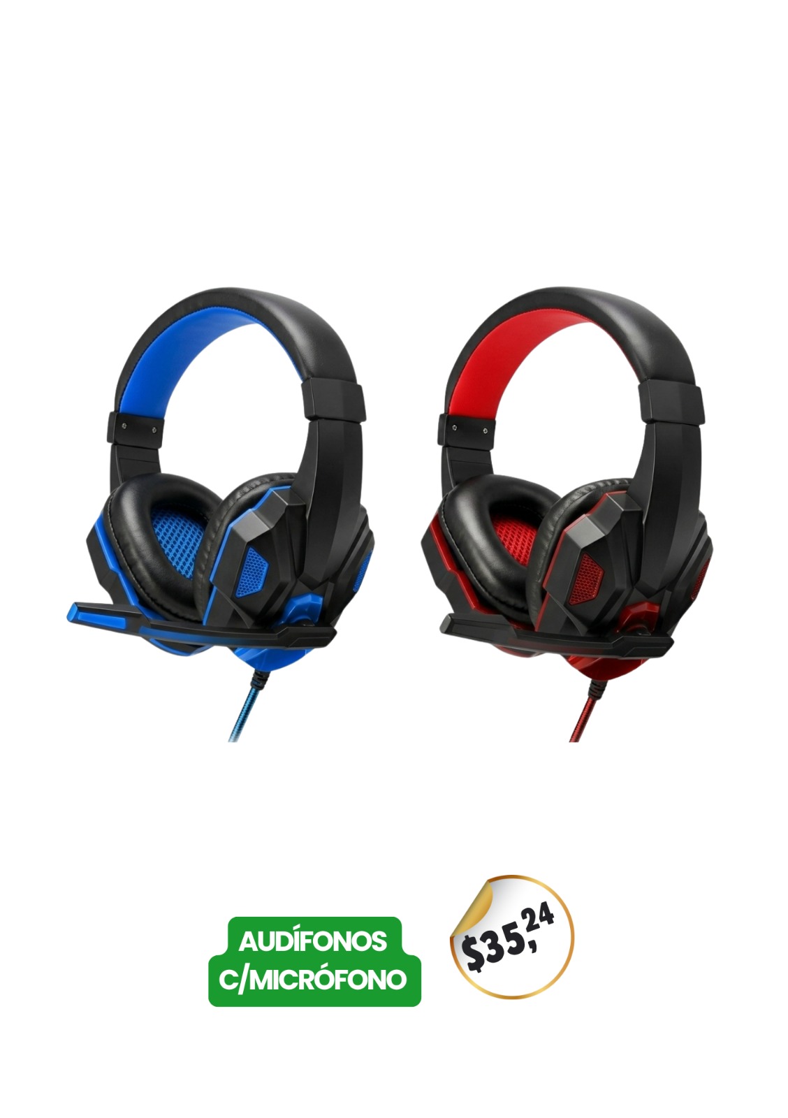 Audífonos Gaming con Micrófono