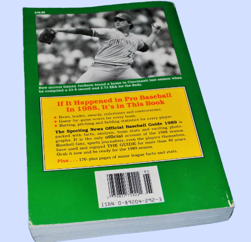 The Sporting News Official Baseball Guide 1989