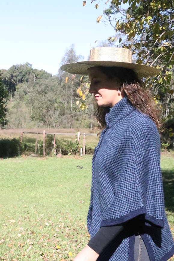 Pelerine Peruano Azul