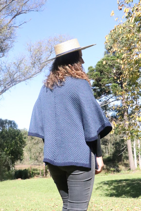 Pelerine Peruano Azul