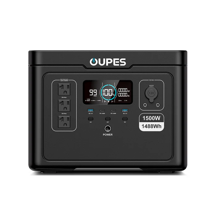 Central eléctrica portátil OUPES Exodus 1500 | 1500W 1488Wh