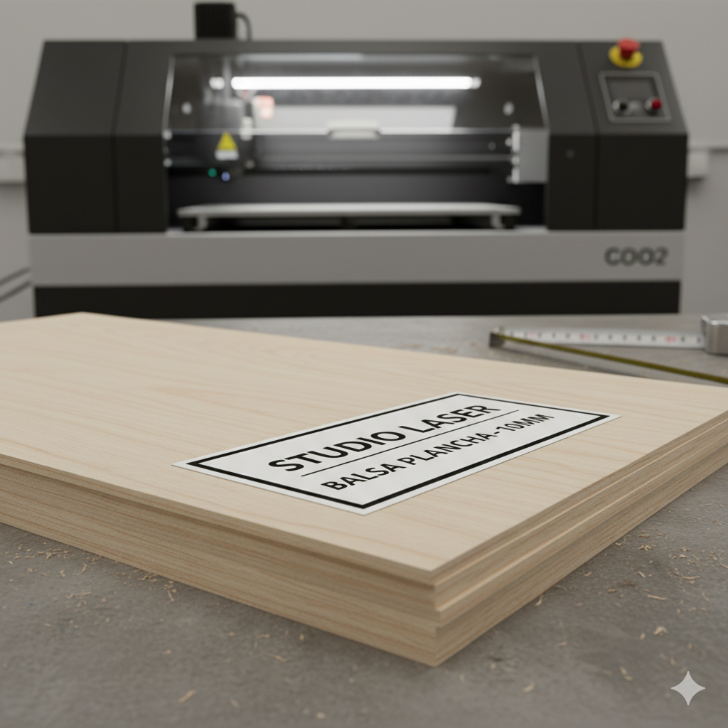 Balsa Plancha 10x600x300 mm