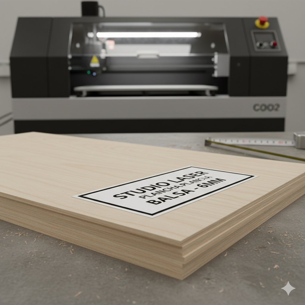 Balsa Plancha 6x600x300 mm