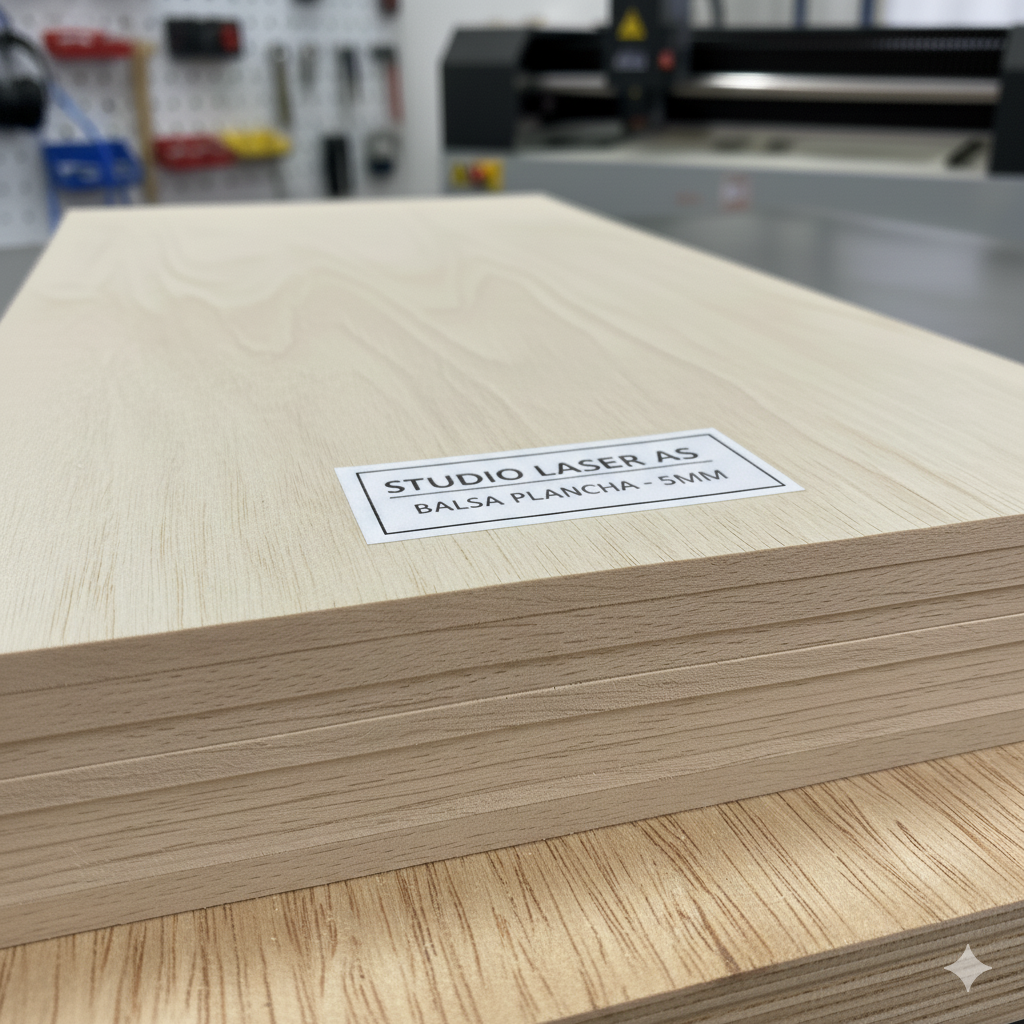 Balsa Plancha 5x600x300 mm