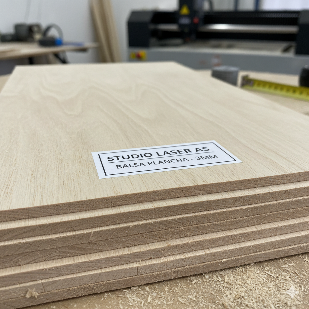 Balsa Plancha 3x600x300 mm